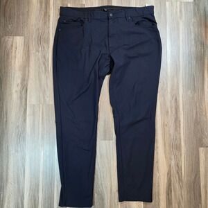 Hole* Projek Raw Tech Apparel Men Navy Blue Five Pocket Technical Pants Sz 40x30